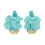 Yokana's Flower espadrilles - Mint suede leather - Image 2