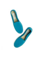 Woman's classic loafer espadrilles - Atlas suede leather - Image 2