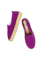 Woman's classic loafer espadrilles - Verbena suede leather - Image 2