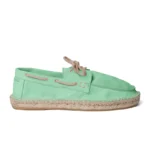 Men's boat shoe espadrilles - Aventurine suede leather - Image 2