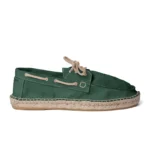 Men's boat shoe espadrilles - Basilico suede leather - Image 2