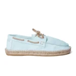 Men's boat shoe espadrilles - Pastel suede leather - Image 2