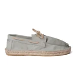 Men's boat shoe espadrilles - Plume suede leather - Image 2