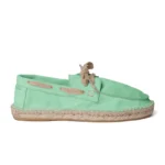Men's boat shoe espadrilles - Aventurine suede leather