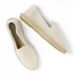 Men's classic loafers espadrilles - Papyrus suede leather - Image 2