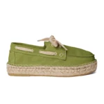 Women's boat shoe espadrilles - Aloe suede leather