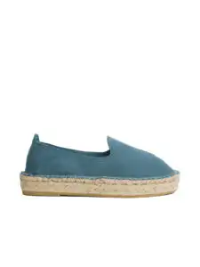 Baltic Blue suede leather